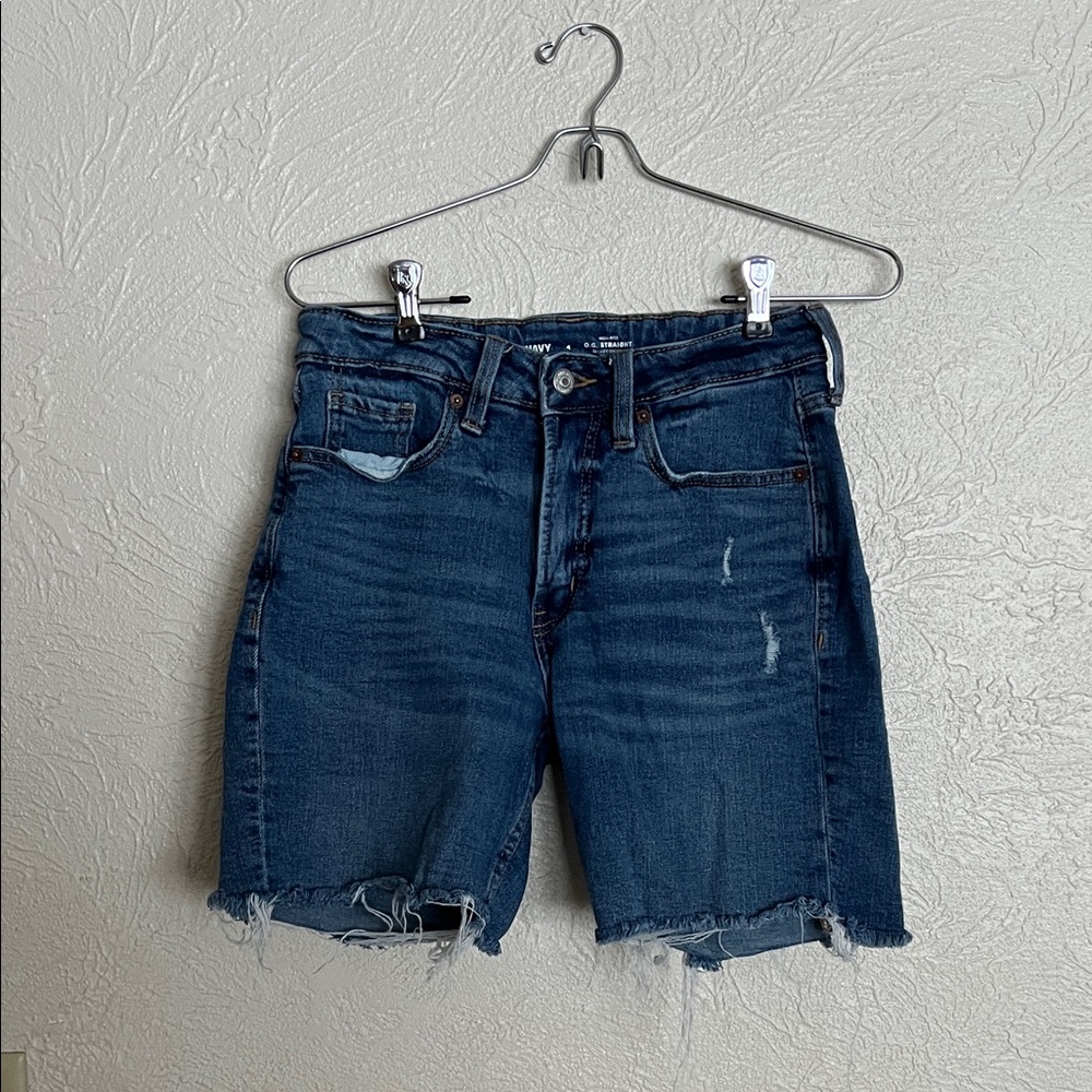 Old Navy Indigo High-Rise Denim Shorts